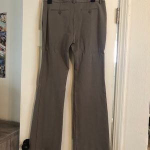 Gray wide legged slacks